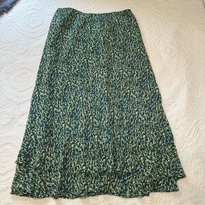 JM Collection Y2K Layered Middi Skirt. Size 14. Polka Dot Pattern.
